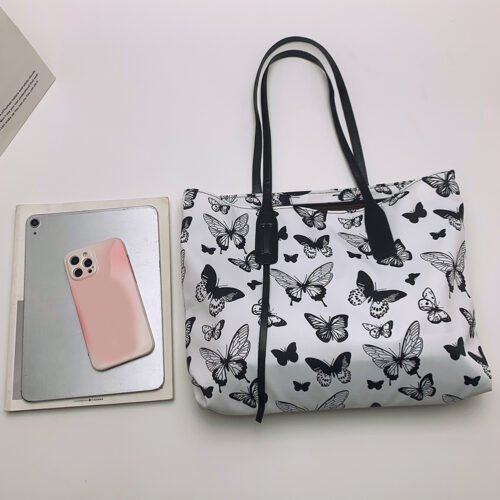 BB Women Fashion Butterfly Pattern Tote Bag