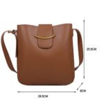 BB Fashion Solid Color Shoulder Bags