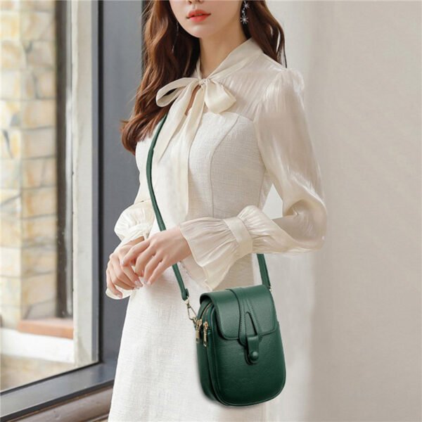 Simple PU Leather Women's Crossbody Bag