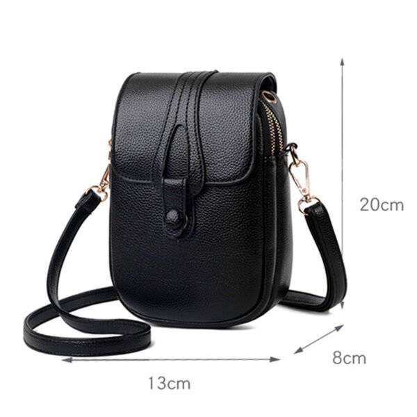 Simple PU Leather Women's Crossbody Bag