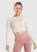 Adapt Fleck Seamless Long Sleever Crop Top