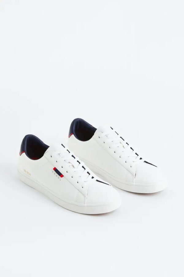 Faux Leather Sneakers - Image 2