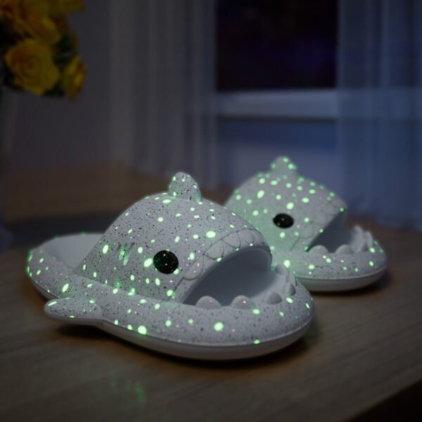 Shark Slippers with Starry Night Light Design - Image 8