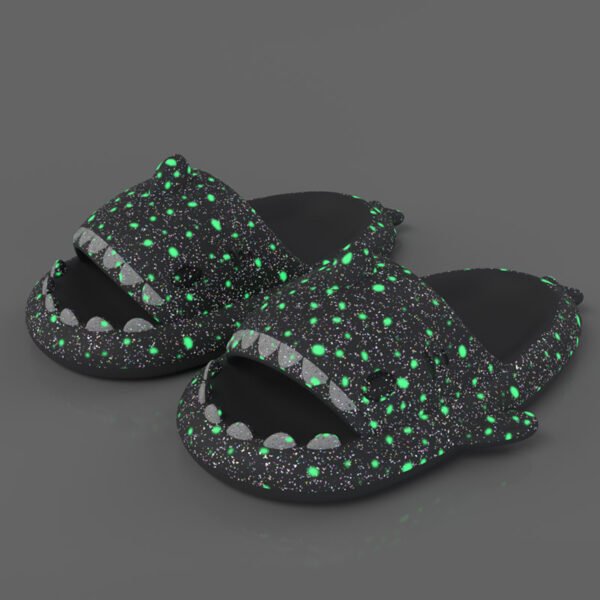 Shark Slippers with Starry Night Light Design - Image 7