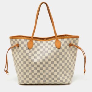 Louis Vuitton Damier Azur Canvas Neverfull MM Bag
