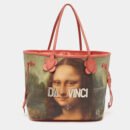 Louis Vuitton x Jeff Koons Pink Coated Canvas Da Vinci Master's Neverfull MM