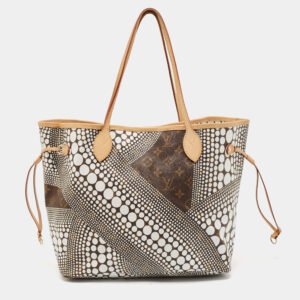 Louis Vuitton Monogram Kusama Waves Canvas Neverfull MM Bag