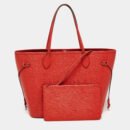 Louis Vuitton Castillan Red Epi Leather Neverfull MM Bag