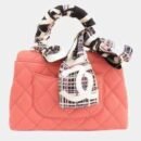 Chanel Pink Caviar Leather Coco Top Handle Bag
