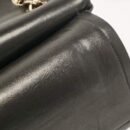 Chanel Black Quilted Leather Jumbo Classic Double Flap Bag