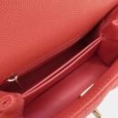 Chanel Pink Caviar Leather Coco Top Handle Bag