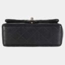 Chanel Black Quilted Lambskin Mini Rectangular Flap Bag