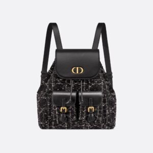 Tweed Cannage Medium Backpack