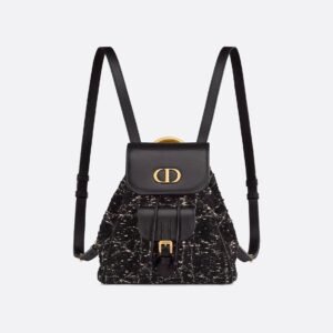 Tweed Cannage Mini Backpack